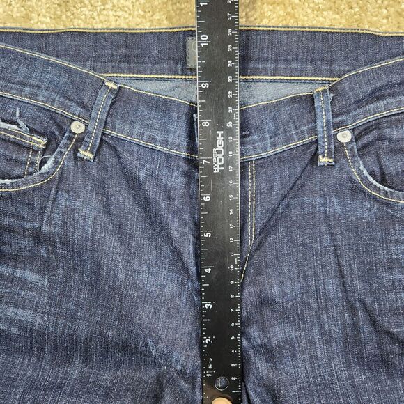 Citizens Of Humanity Dark Blue Straight Leg Jeans - Picture 12 of 15